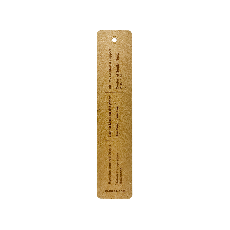 Thẻ giấy đeo Leather
