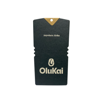 Thẻ giấy đeo OluKai cắt cạnh